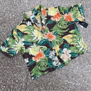 Volcom floral shirt
